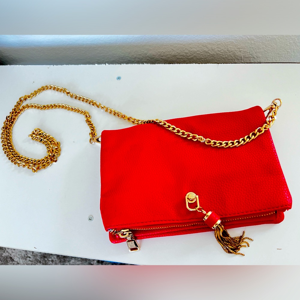 Red crossbody purse!